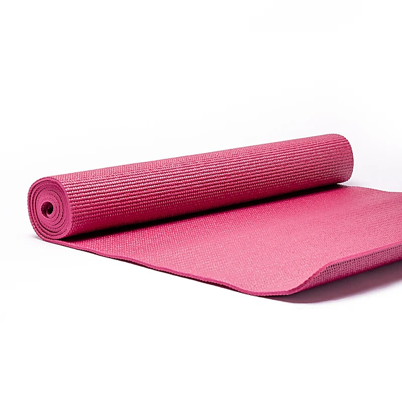 Yogi & Yogini PVC Yogamatte tiefrosa