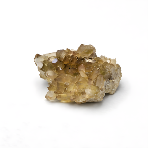 „Sonnenlicht in Stein“ – Citrin Kristallstufe (103g)