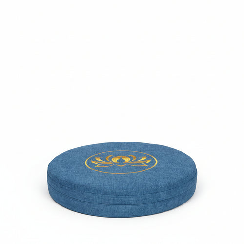 „BLUE LOTUS SILENCE“ Meditationskissen– Dein Ort der inneren Einkehr