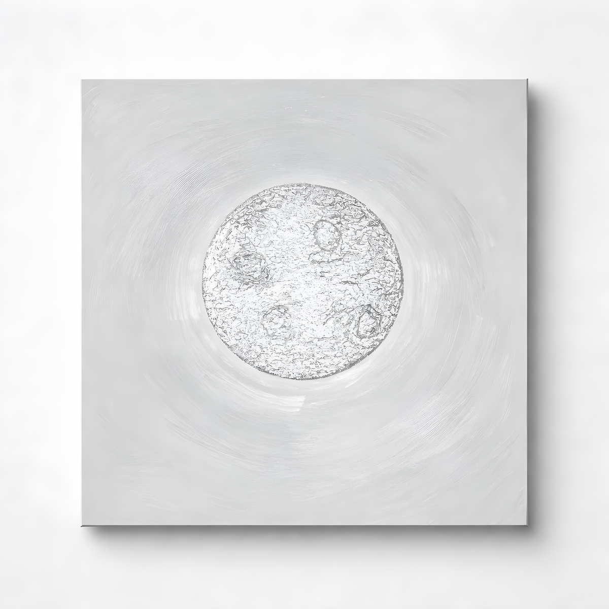 Akrylkunstwerk „Luna“ – Ein Spiegel der Seele