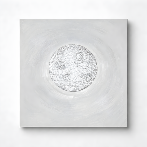 Akrylkunstwerk „Luna“ – Ein Spiegel der Seele