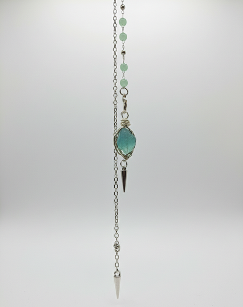 Fluorit-Pendelkette „Crystal Focus“