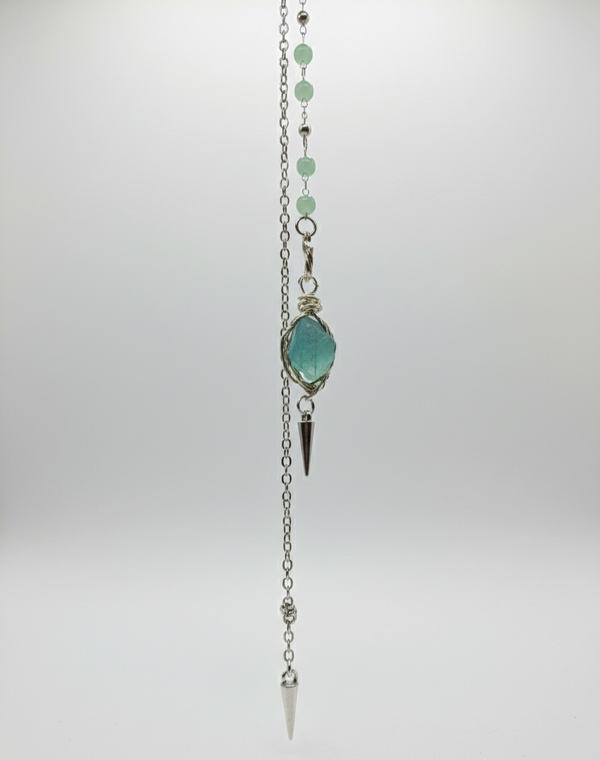 Fluorit-Pendelkette „Crystal Focus“