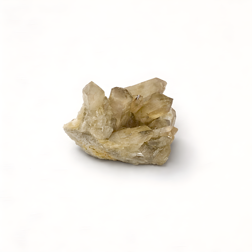 „Sonnenlicht in Stein“ – Citrin Kristallstufe (91g)