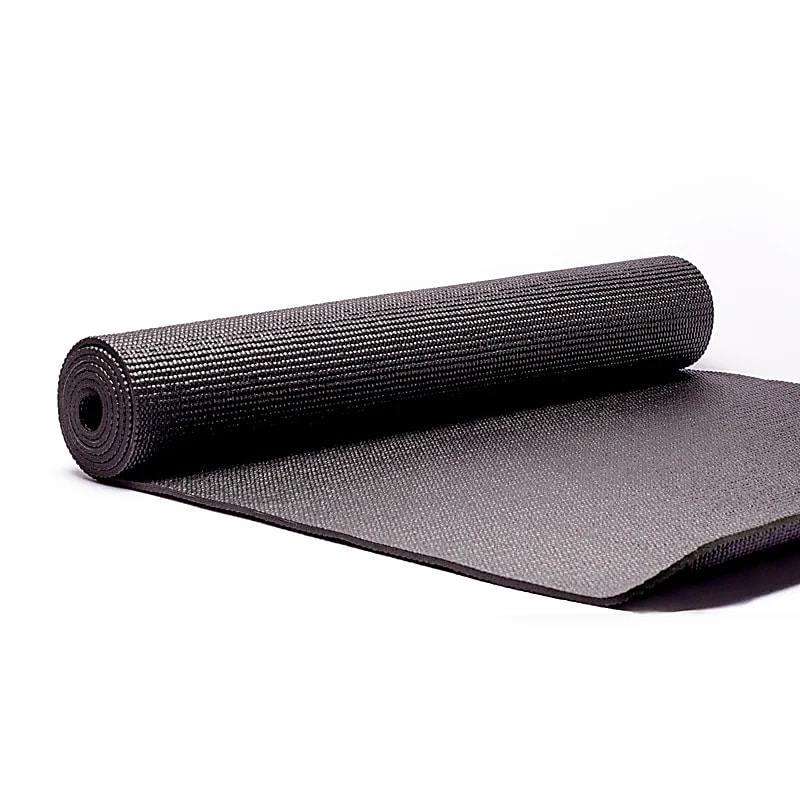 Yogi & Yogini PVC Yogamatte schwarz